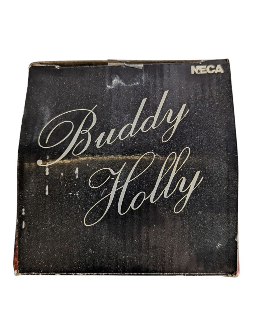 NECA Buddy Holly Head Knockers Handpainted Bobblehead Figurine – Original Box
