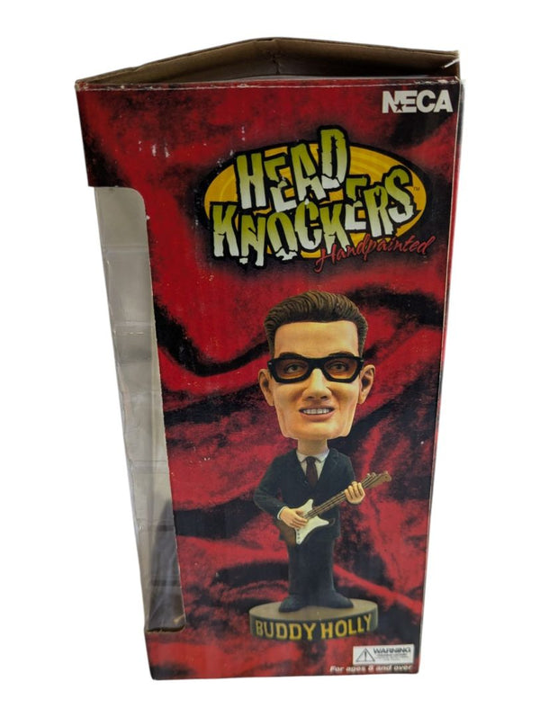 NECA Buddy Holly Head Knockers Handpainted Bobblehead Figurine – Original Box