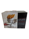 Entertaining Stuff Diner French Fry Stand with Ceramic Bowls – 2 Sets