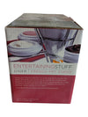 Entertaining Stuff Diner French Fry Stand with Ceramic Bowls – 2 Sets