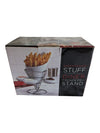 Entertaining Stuff Diner French Fry Stand with Ceramic Bowls – 2 Sets