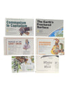 Collection of 6 Vintage National Geographic Maps & Educational Supplements