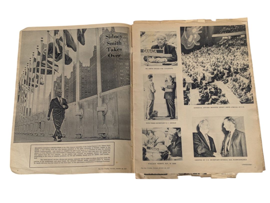 Vintage 1957 Star Weekly Magazine