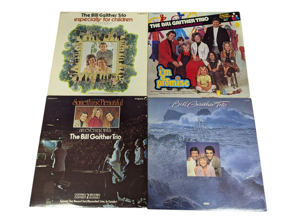 Lot of 7 Vintage Bill Gaither Trio Gospel Vinyl Record