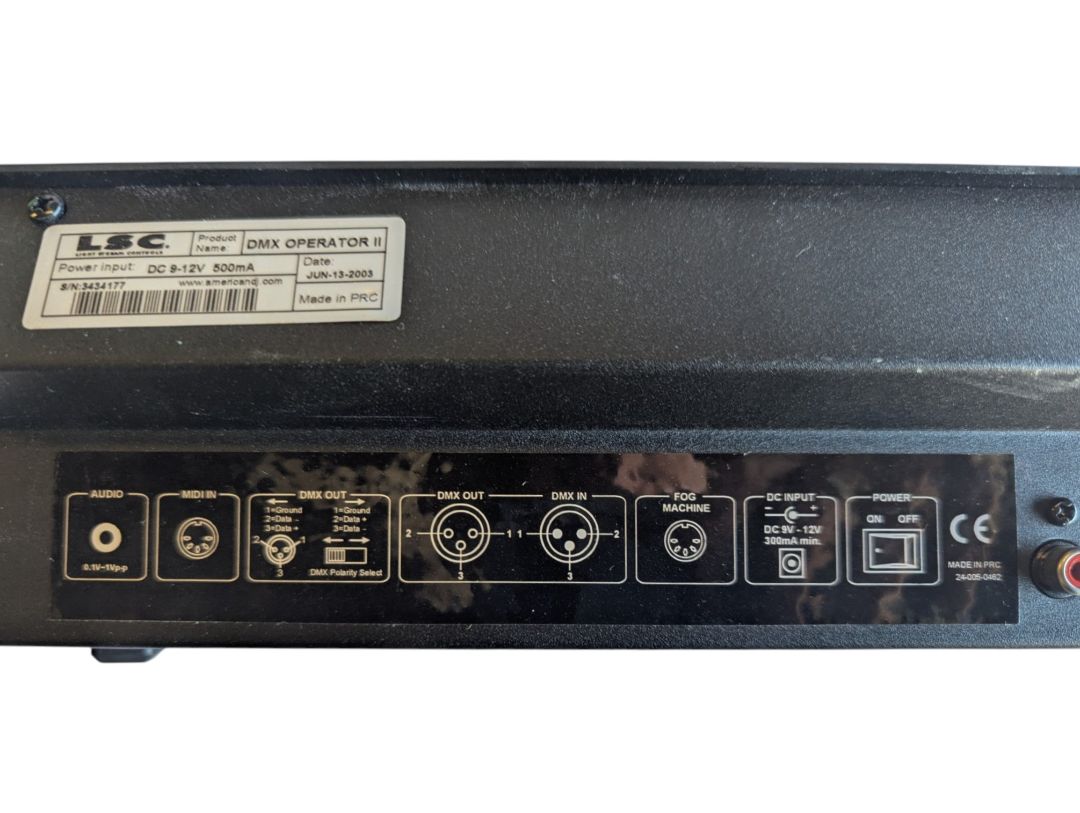 LSC DMX Operator II 192-Channel Lighting Controller with Power Adapter