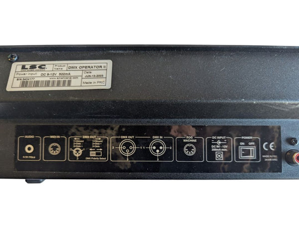 LSC DMX Operator II 192-Channel Lighting Controller with Power Adapter