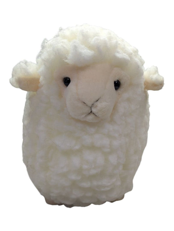 White Curly Fleece Sheep Plush Stuffed Animal