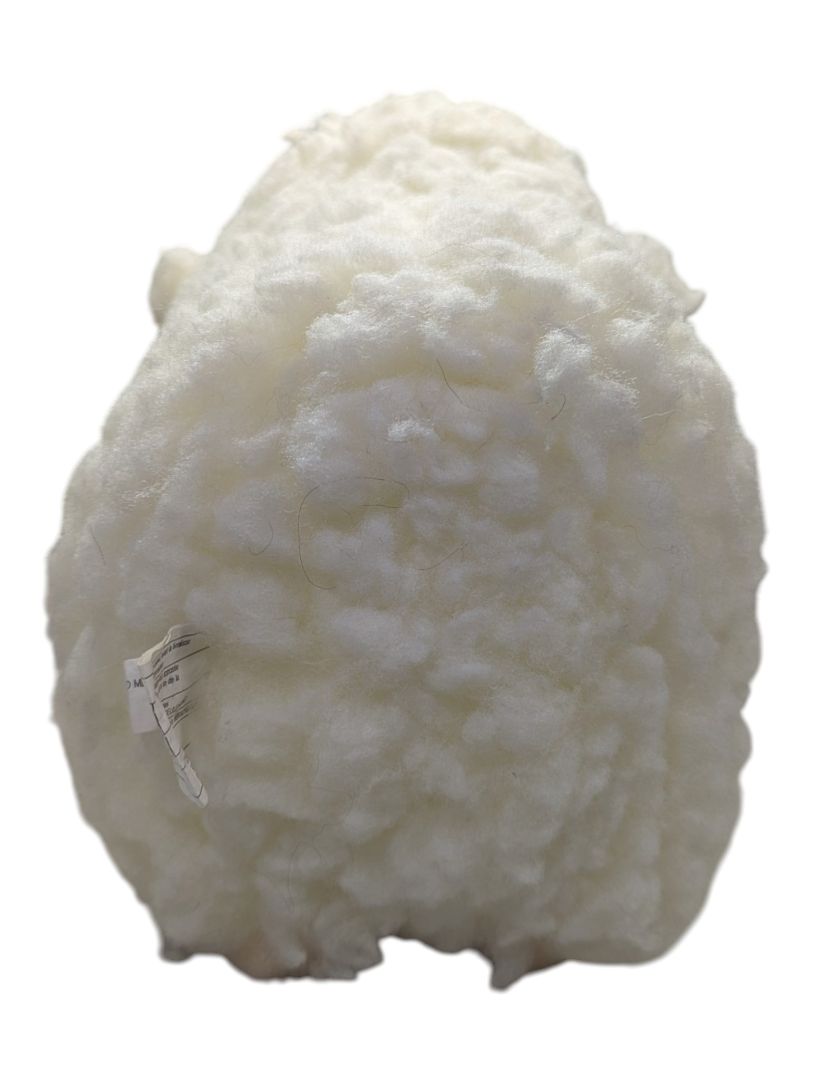 White Curly Fleece Sheep Plush Stuffed Animal