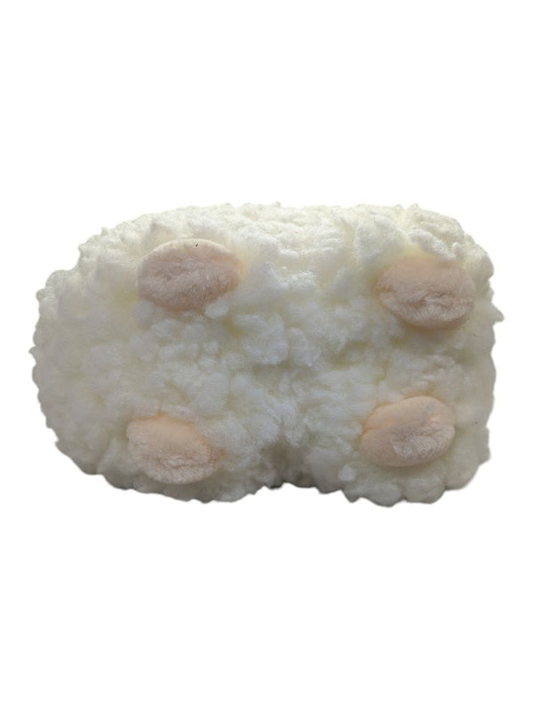 White Curly Fleece Sheep Plush Stuffed Animal
