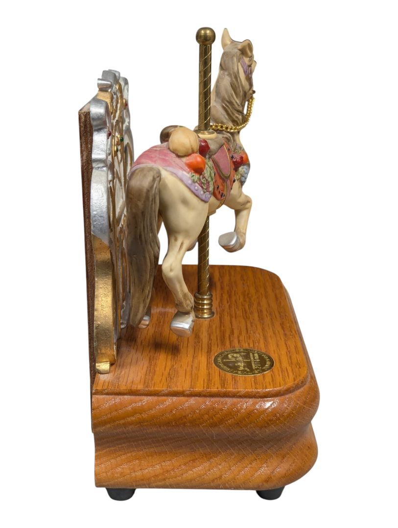 1992 Tobin Fraley Carousel Horse Musical Figurine – Limited Edition with Box
