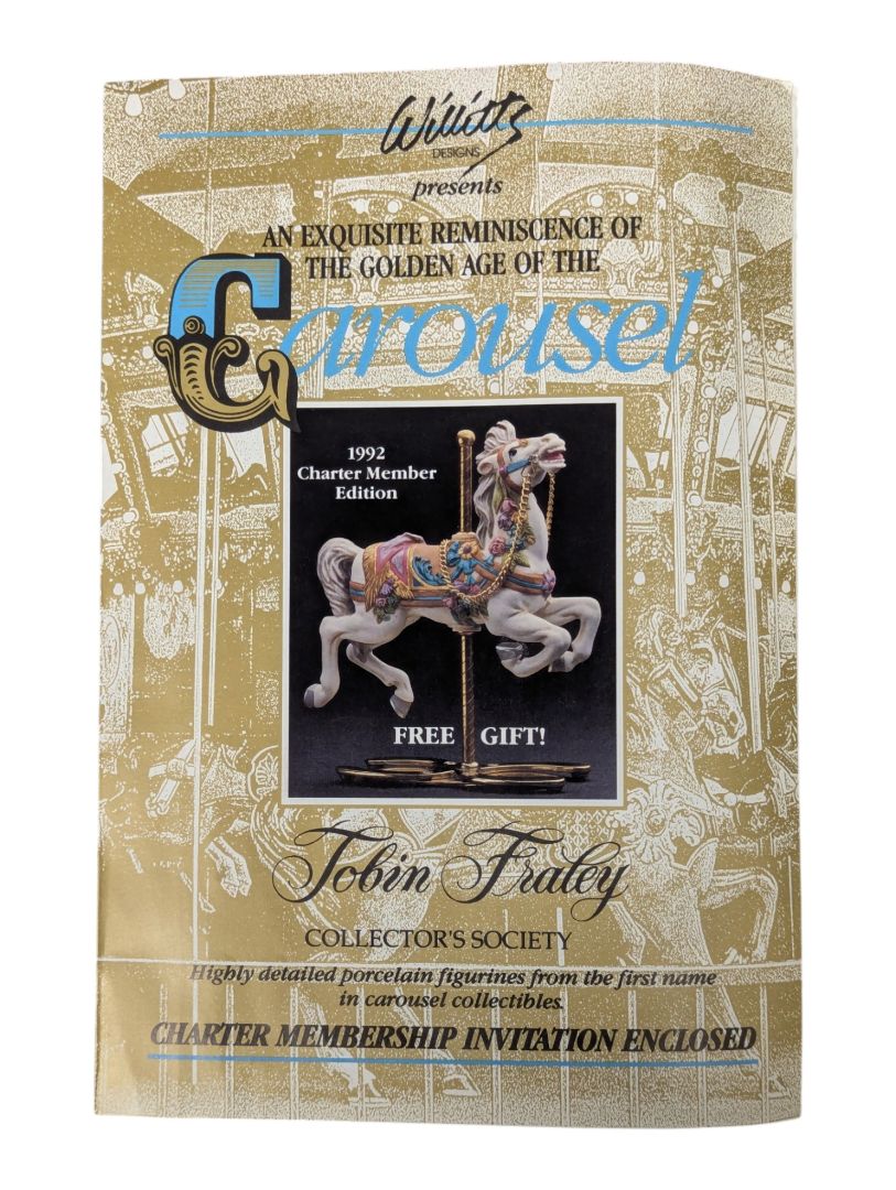 1992 Tobin Fraley Carousel Horse Musical Figurine – Limited Edition with Box