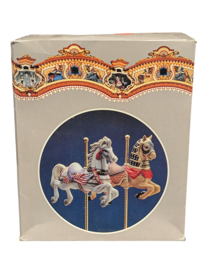 1992 Tobin Fraley Carousel Horse Musical Figurine – Limited Edition with Box
