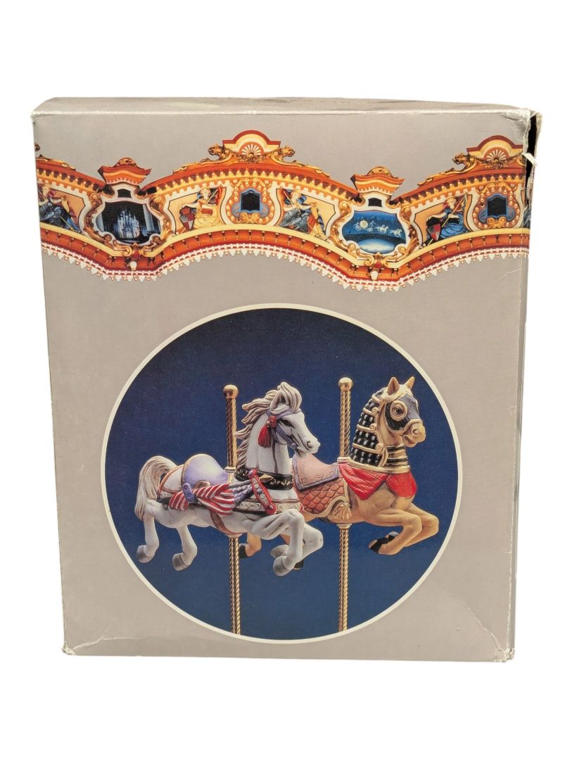 1992 Tobin Fraley Carousel Horse Musical Figurine – Limited Edition with Box