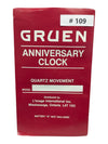 Vintage Gruen Anniversary Clock – Glass Dome Quartz Mantel Clock