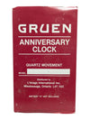Vintage Gruen Anniversary Clock – Glass Dome Quartz Mantel Clock