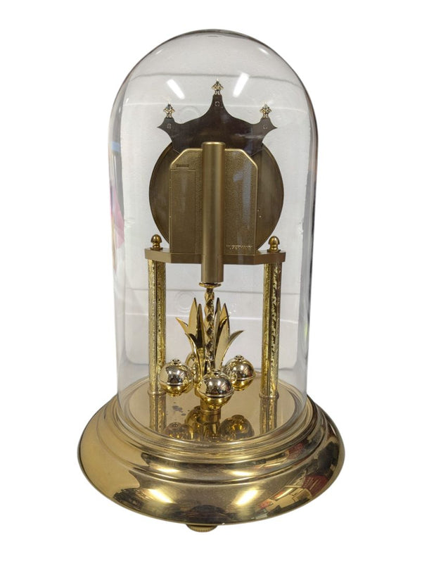 Vintage Gruen Anniversary Clock – Glass Dome Quartz Mantel Clock