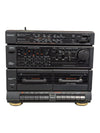 Vintage Hitachi MS-W560HC Dual Cassette Stereo Boombox Radio with Speakers