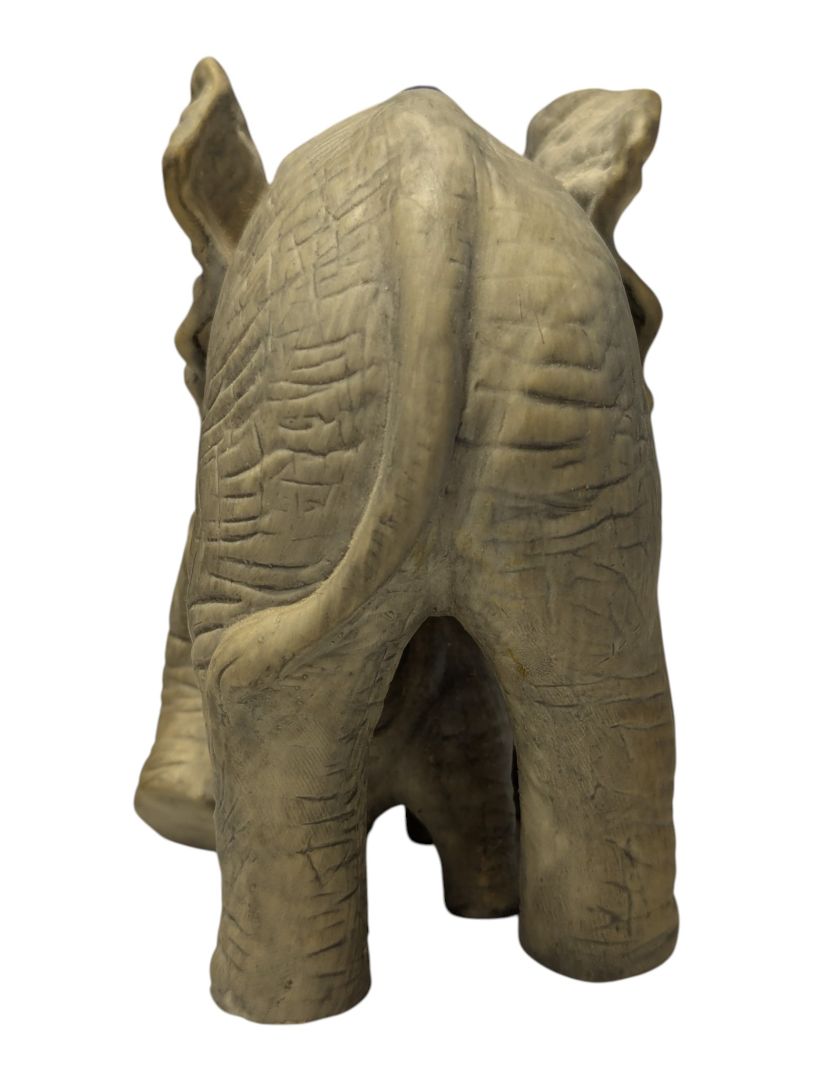 African Elephant & Calf Figurine – Wildlife Sculpture