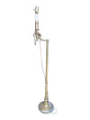 Vintage Stiffel Brass Swing Arm Floor Lamp