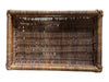 Rectangular Woven Wicker Serving Tray with Handles