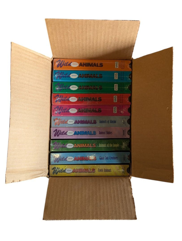 Wild About Animals VHS Documentary Collection – 10 Tapes
