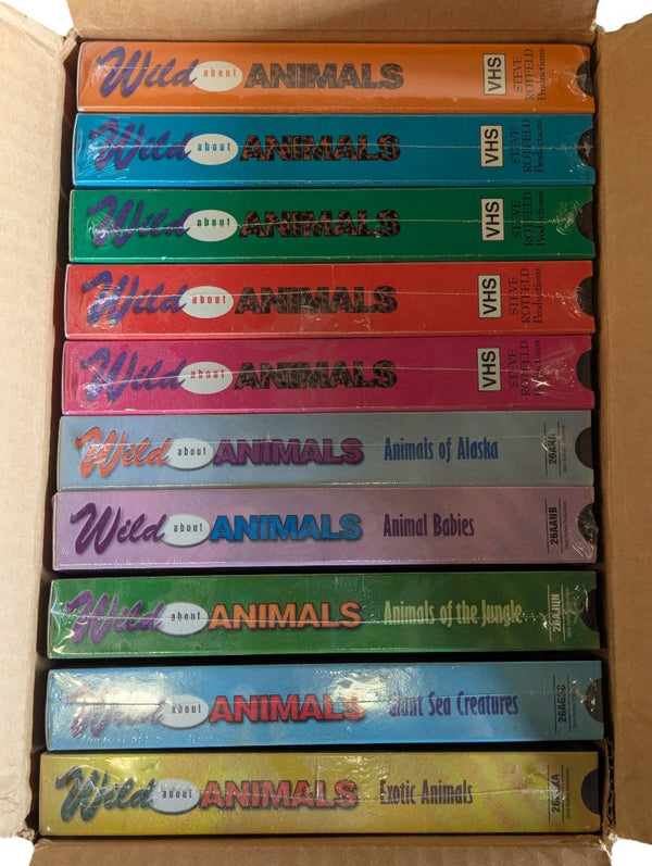 Wild About Animals VHS Documentary Collection – 10 Tapes