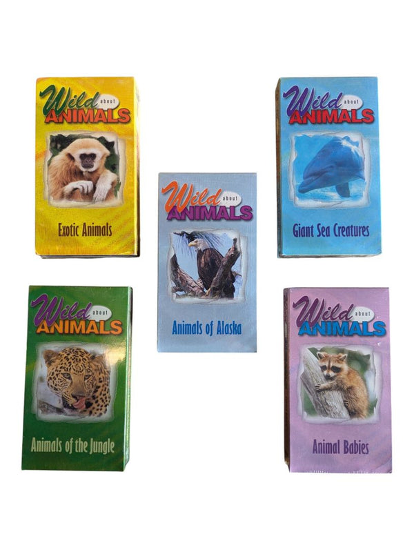Wild About Animals VHS Documentary Collection – 10 Tapes