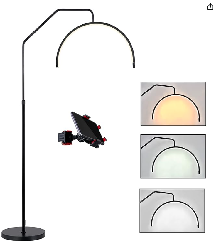 NEW LeeZM Adjustable LED Floor Lamp