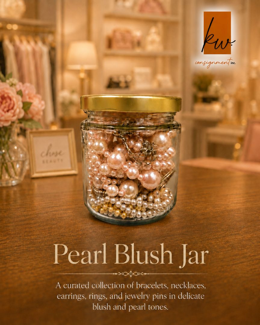 Pearl Blush Curated Costume Jewelry Jar