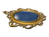 Ornate Vintage Gold Oval Wall Mirror