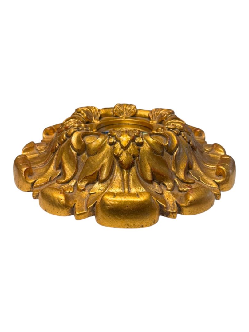 Hand-Finished Ornate Gold Wall Mirror