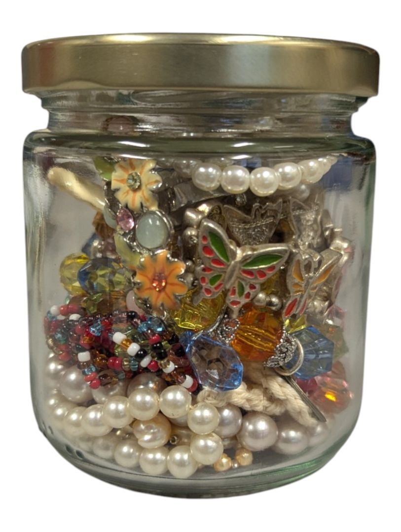 Butterfly Bloom Jar – Assorted Floral and Butterfly Costume Jewellery Collection