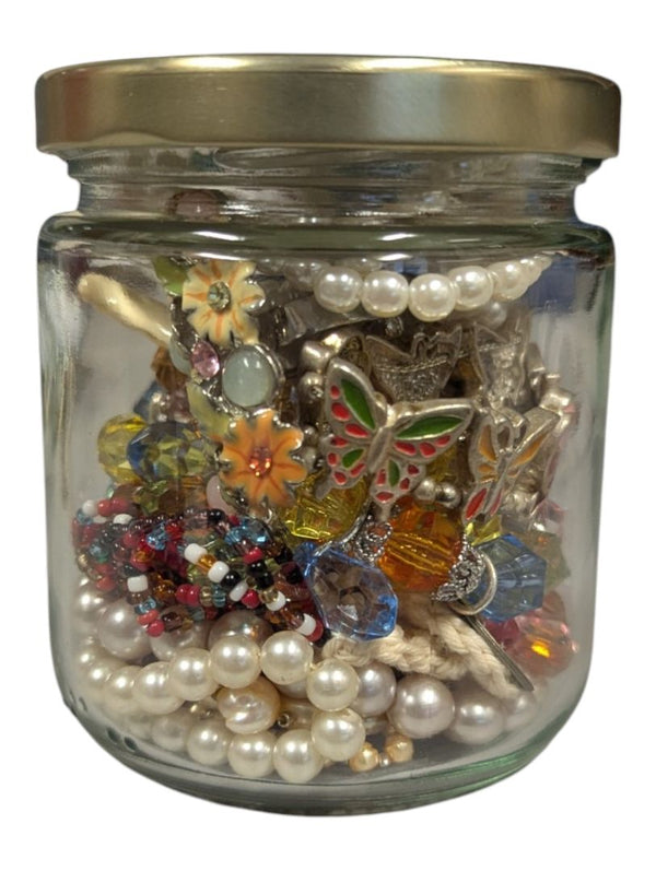 Butterfly Bloom Jar – Assorted Floral and Butterfly Costume Jewellery Collection