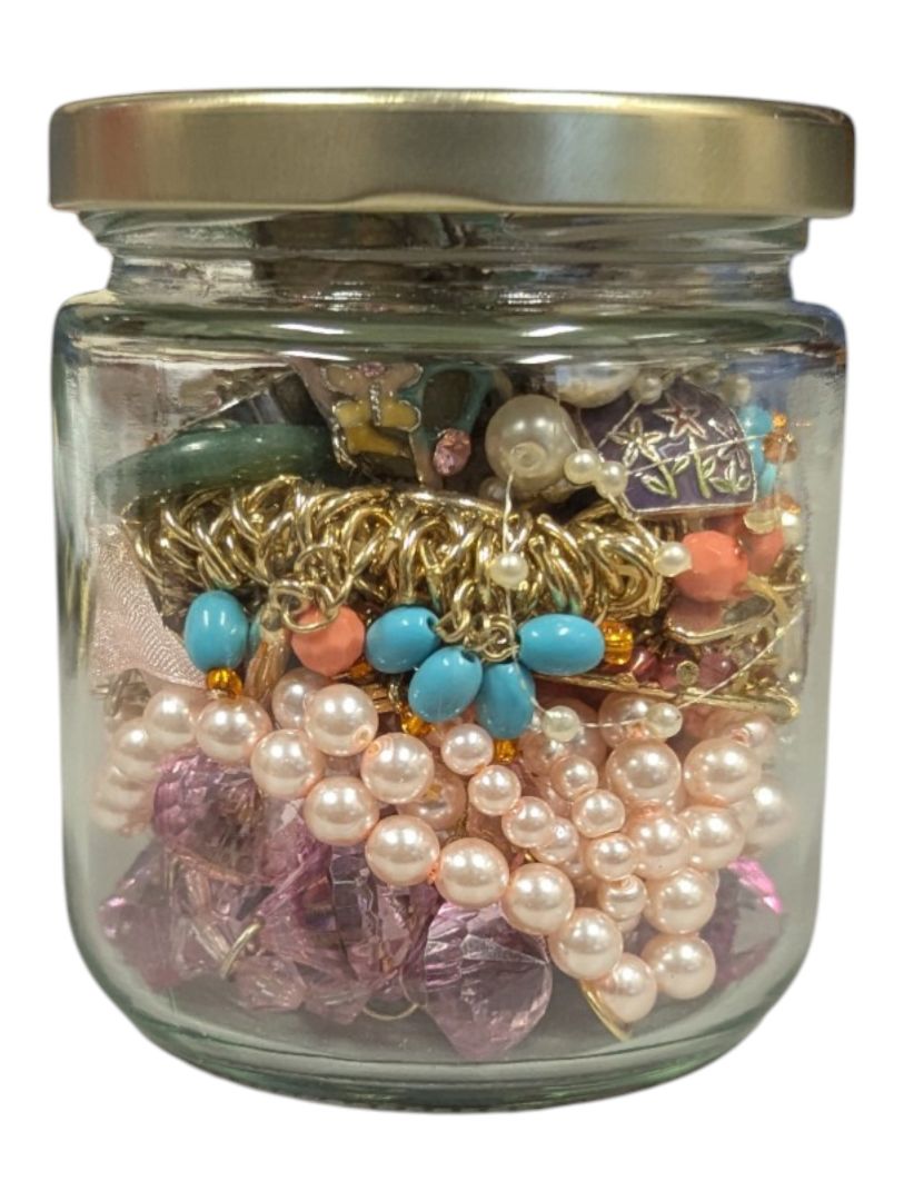 Carnival Bloom Jar – Assorted Costume Jewellery Collection