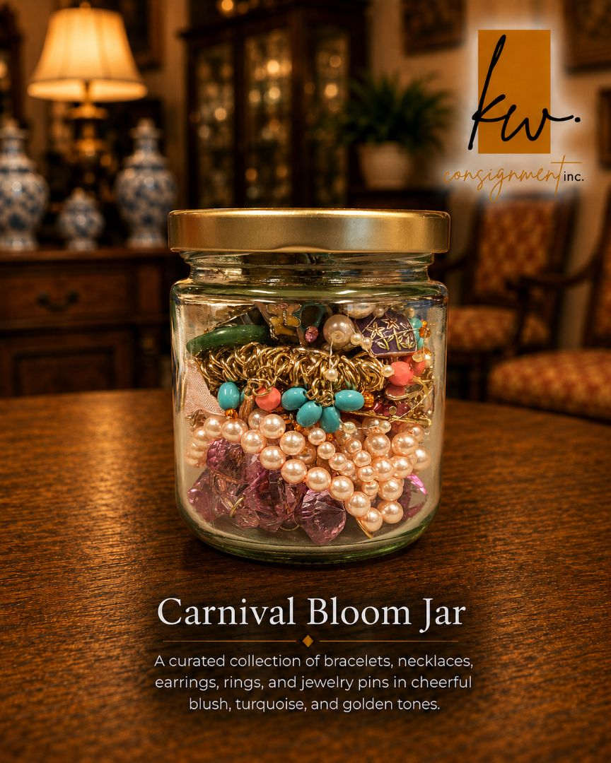 Carnival Bloom Jar – Assorted Costume Jewellery Collection