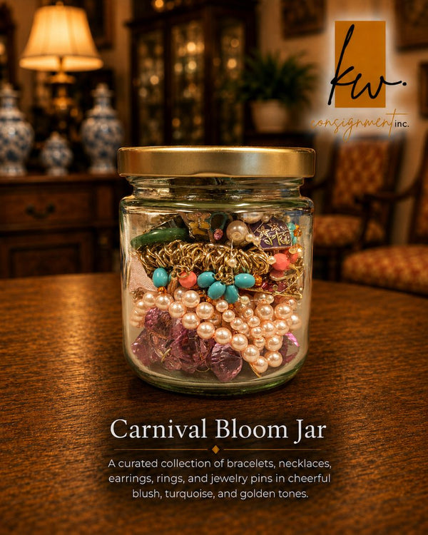 Carnival Bloom Jar – Assorted Costume Jewellery Collection