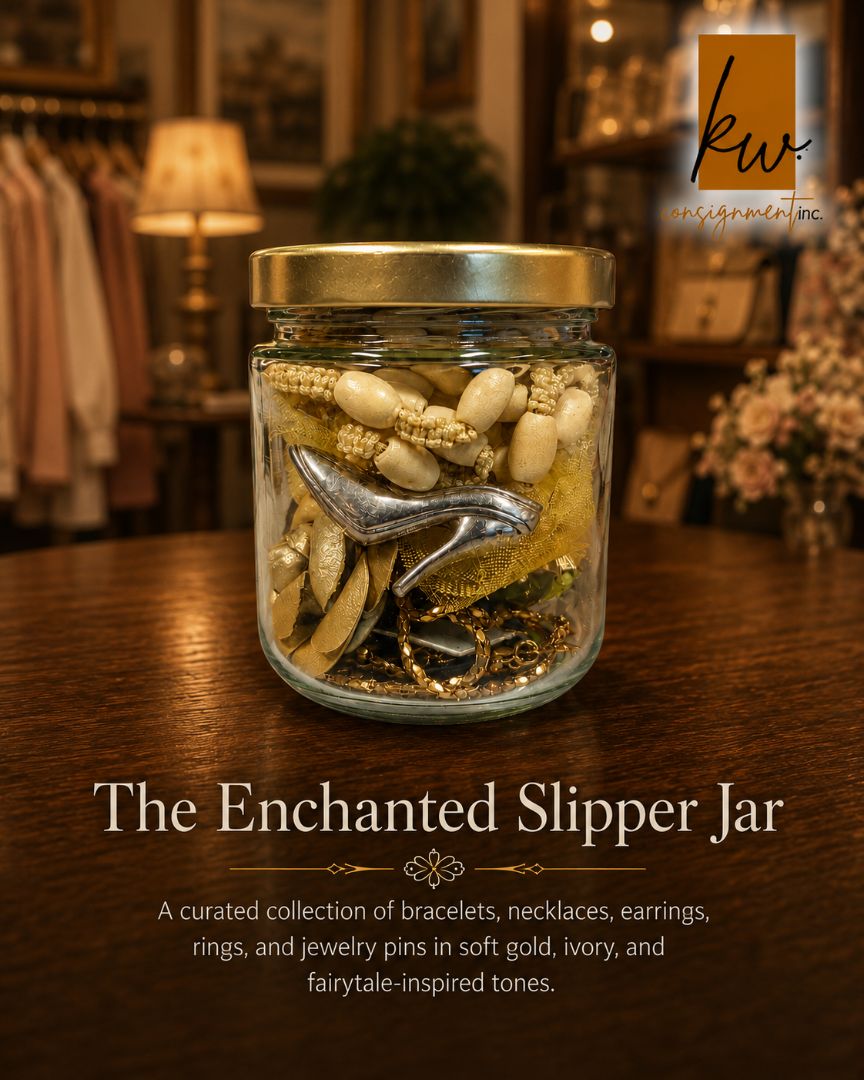 The Enchanted Slipper Curated Costume Jewelry Jar