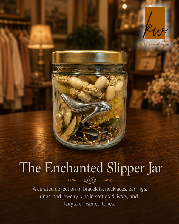 The Enchanted Slipper Curated Costume Jewelry Jar