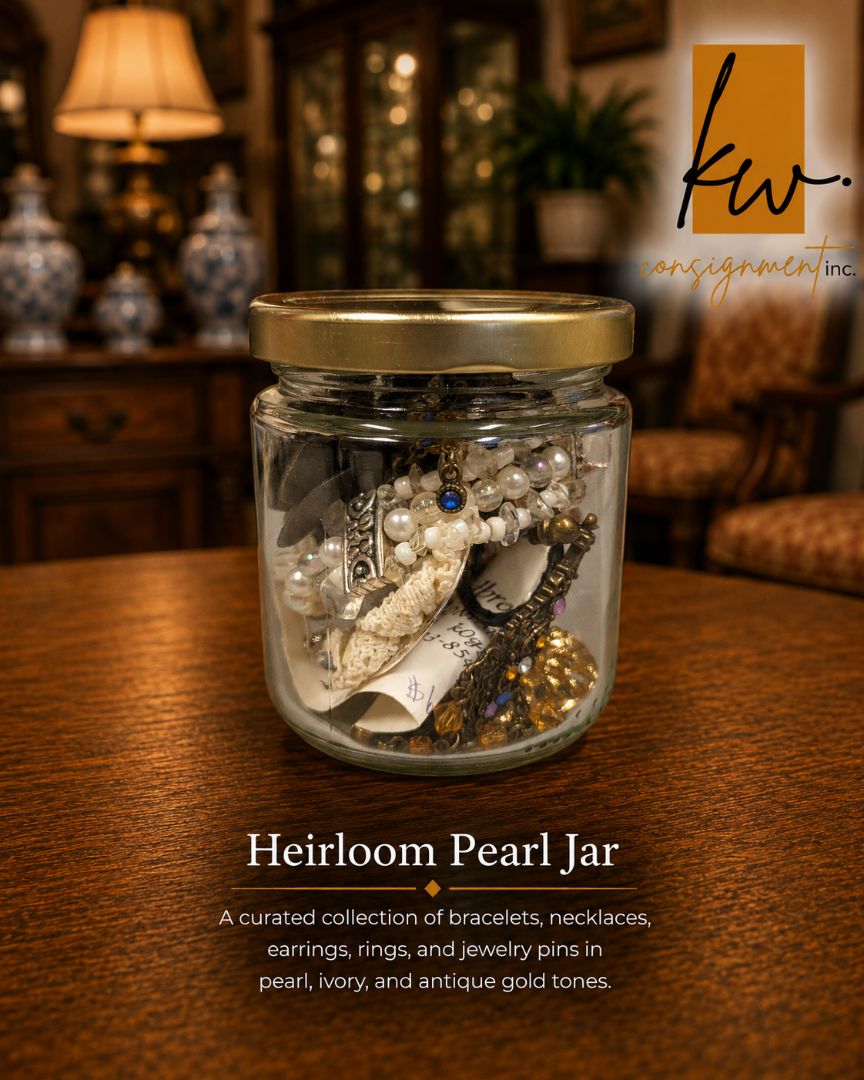 Heirloom Pearl Curated Costume Jewelry Jar
