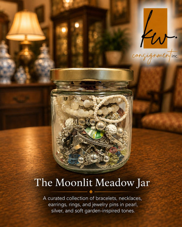 Moonlit Meadow Curated Costume Jewelry Jar