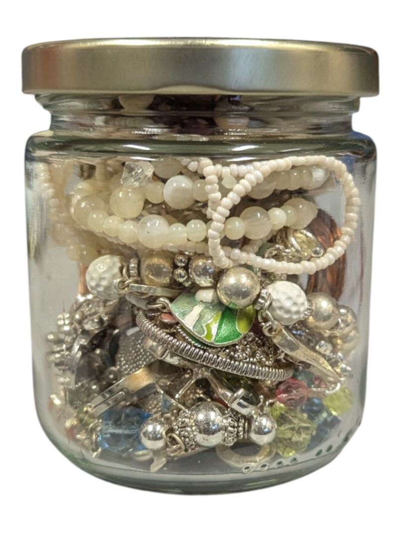 Moonlit Meadow Curated Costume Jewelry Jar