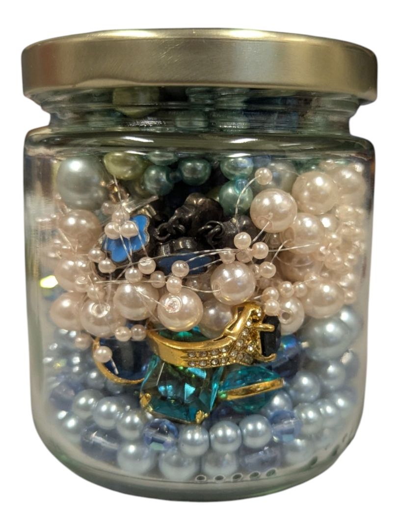 Ocean of Treasures Curated Costume Jewelry Jar