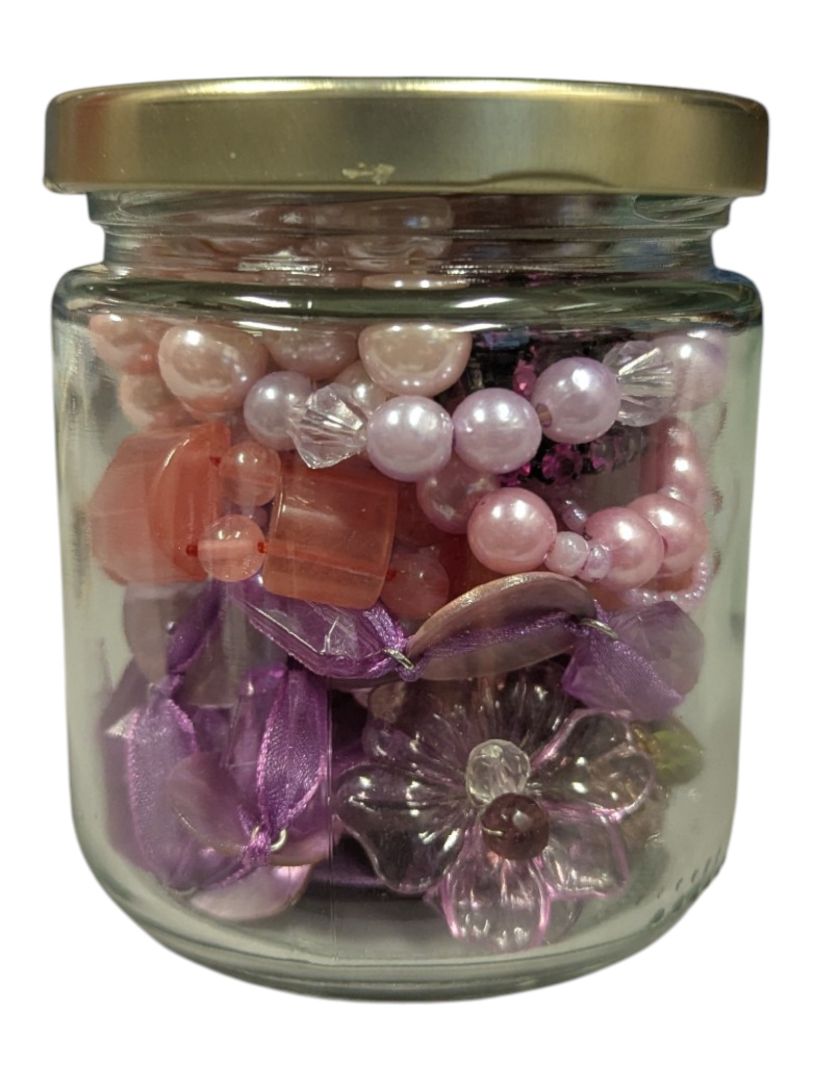 Orchid Glow Curated Costume Jewelry Jar