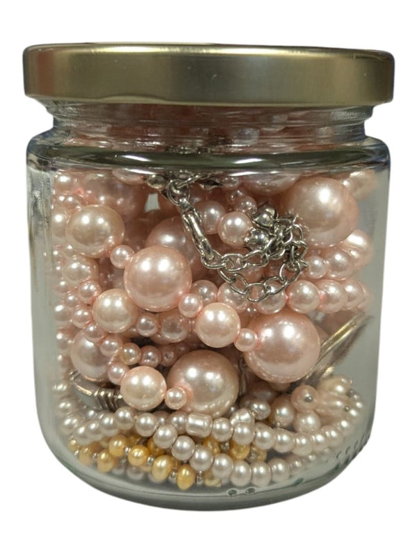 Pearl Blush Curated Costume Jewelry Jar