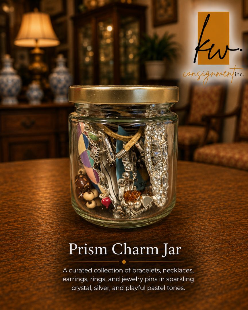 Prism Charm Curated Costume Jewelry Jar