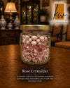 Rose Crystal Curated Costume Jewelry Jar
