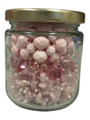 Rose Crystal Curated Costume Jewelry Jar