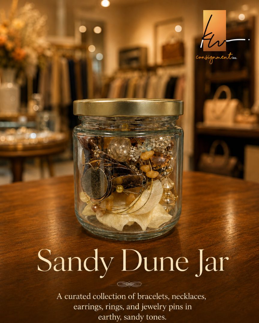 Sandy Dune Curated Costume Jewelry Jar