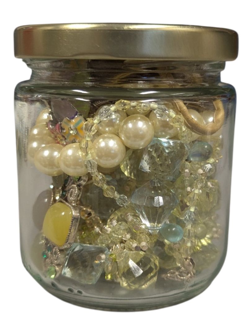 Sunlit Treasure Curated Costume Jewelry Jar