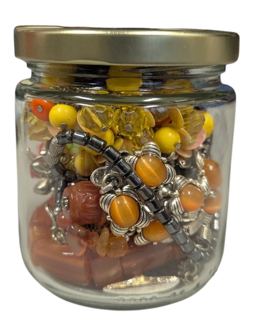 Sunset Boho Curated Costume Jewelry Jar